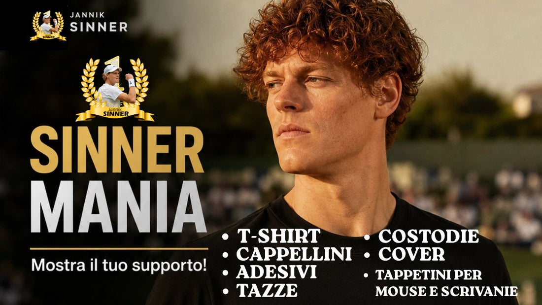 Maglietta Jannik Sinner fan: come sceglierla